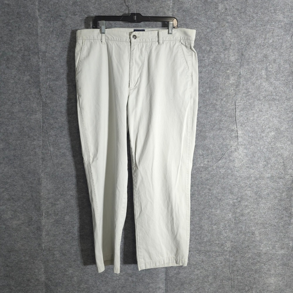 Indigo Palms Chino Pants Men's Beige‎ Casual Size 38x32 Denim Company Golf Solid